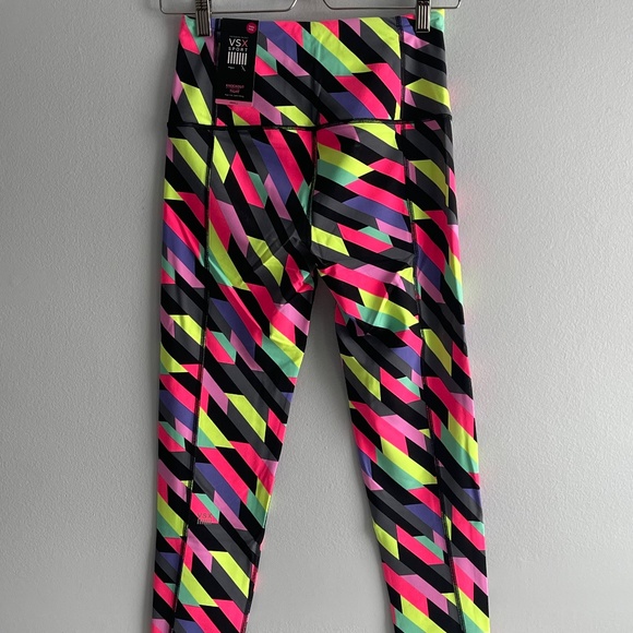 NEON MULTICOLOURED VICTORIA'S SECRET VSX SPORT - HIGH RISE KNOCKOUT TIGHT - Picture 3 of 7